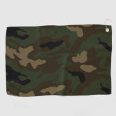 Militair camouflagepatroon Leger Soldaat Uniform K Golfhanddoek (Horizontaal)