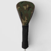 Militair camouflagepatroon Leger Soldaat Uniform K Golfheadcover (Voorkant)