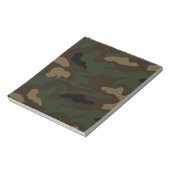 militair camouflagepatroon notitieblok (Linkerzijde)