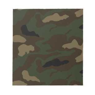 militair camouflagepatroon notitieblok