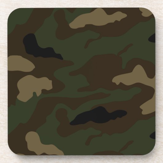 militair camouflagepatroon onderzetter (Voorkant)