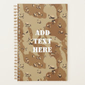 Militair "Chocolate Chip" van woestijn Camouflage Planner (Voorkant)