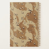 Militair "Chocolate Chip" van woestijn Camouflage Planner (Achterkant)