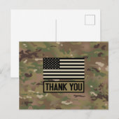 Militair - Dank je Briefkaart (Voorkant / Achterkant)