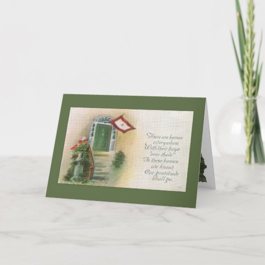 Militair: Dank u Bedankkaart (Voorkant)