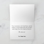 Militair dank u de Kaart van de Veteraan van (Binnen)