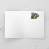 Militair: Dank u voor de Dienst van de Familie Bedankkaart (Binnen)