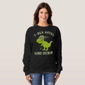 Militair Dino Rex haat handgranaten Trui (Voorkant volledig)