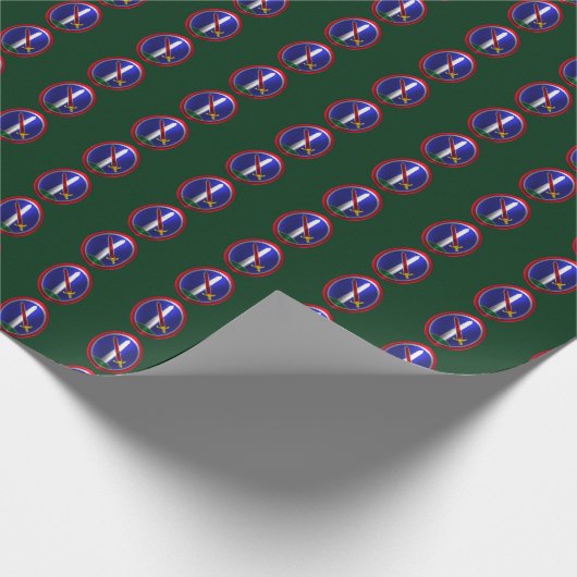 Militair district van Washington DC MDW Cadeaupapier (Hoek)