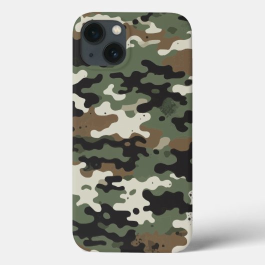 militair doolhof-patroon Case-Mate iPhone case (Achterkant)