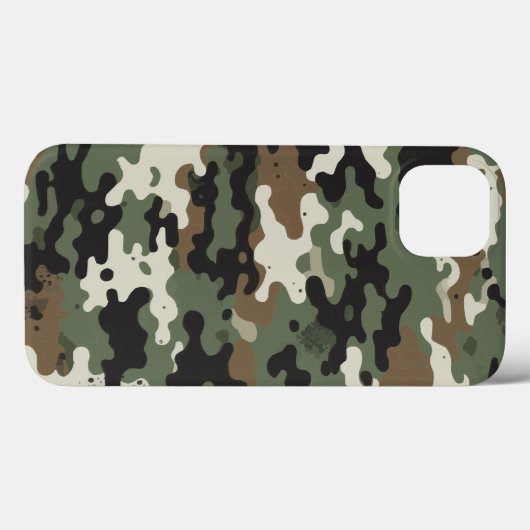 militair doolhof-patroon Case-Mate iPhone case (Achterkant (horizontaal))