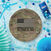 Militair - Dus trots van jullie Papieren Bordje (Feest)