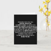 Militair Eed Verdedig De Grondwet Veteraan Mili Kaart (Gele Bloem)