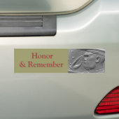 Militair Eer Helden & Veteranen Bumpersticker (Op auto)