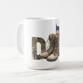 Militair eerbetoon aan papa koffiemok (Voorkant links)