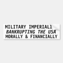 MILITAIR EMPERIALISME, BANKRUPEN DE VS