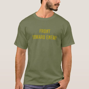 Militair front naar voren gericht Enemy Grunged Wa T-shirt