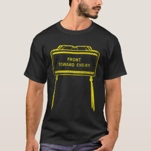 Militair front richting vijand M18A1 Claymore mijn T-shirt