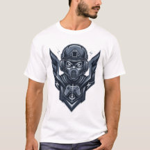 Militair Gamer Embleem T-Shirt