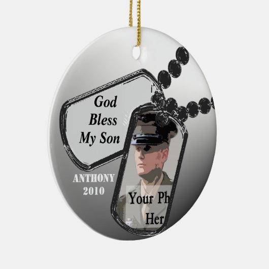 militair gebed keramisch ornament (Rechts)