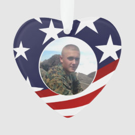 Militair gebed met foto ornament