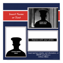 Militair Gedekte fotocollage