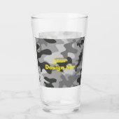 militair gesneden Glass Cup gepersonaliseerde gesc Glas (Achterkant)