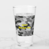 militair gesneden Glass Cup gepersonaliseerde gesc Glas (Voorkant)