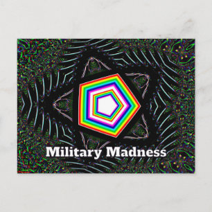 Militair Geweld (u mag de woorden veranderen) Briefkaart
