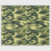 Militair Groen Camouflage Camopatroon Cadeaupapier (Vlak)