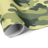 Militair Groen Camouflage Camopatroon Cadeaupapier (Rol Hoek)