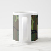 Militair Groen Camouflage Grote Koffiekop (Achterkant)