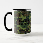 Militair Groen Camouflage Mok (Links)