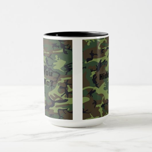 Militair Groen Camouflage Mok (Midden)