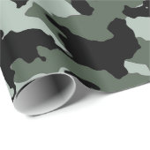 Militair groen Camouflage Patroon Cadeaupapier (Rol Hoek)