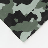 Militair groen Camouflage Patroon Fleece Deken (Hoek)