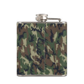 Militair groen Camouflage Patroon Heupfles (Achterkant)