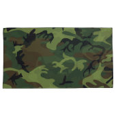 Militair Groen Camouflage Patroon Kussen Hoesje Se Kussensloop (Voorkant-Rechts)