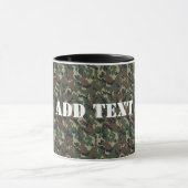 Militair groen Camouflage Patroon Mok (Midden)