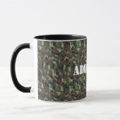 Militair groen Camouflage Patroon Mok (Links)