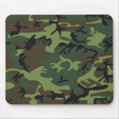 Militair groen Camouflage Patroon Muismat (Voorkant)