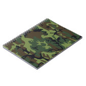 Militair groen Camouflage Patroon Notitieboek (Linkerzijde)