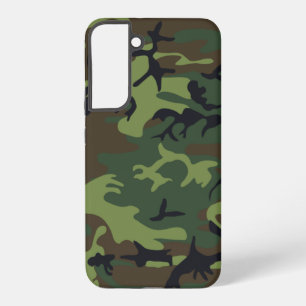 Militair groen Camouflage Patroon Samsung Galaxy Hoesje