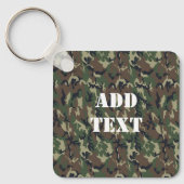 Militair groen Camouflage Patroon Sleutelhanger (Voorkant)