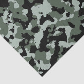 Militair groen Camouflage Patroon Tissuepapier (Detail)