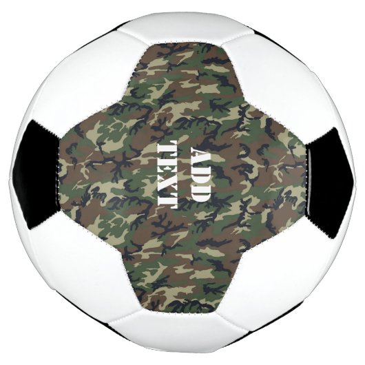 Militair groen Camouflage Patroon Voetbal (Gedraaid)