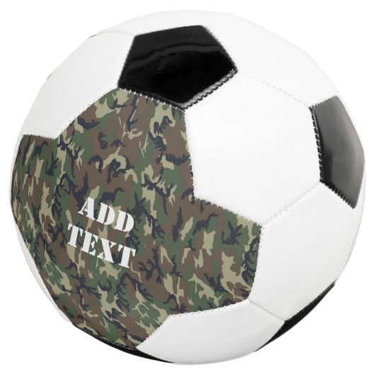 Militair groen Camouflage Patroon Voetbal (Drie kwart)
