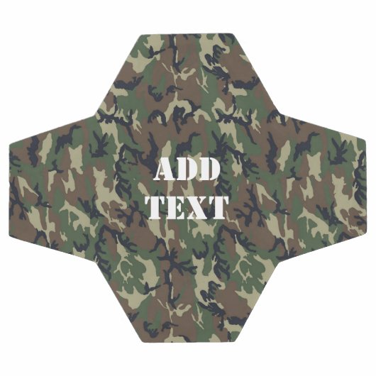 Militair groen Camouflage Patroon Voetbal (Enkel)