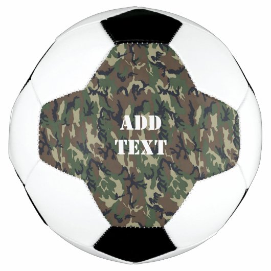 Militair groen Camouflage Patroon Voetbal (Voorkant)