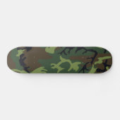 Militair Groen Camouflage Persoonlijk Skateboard (Horizontaal)